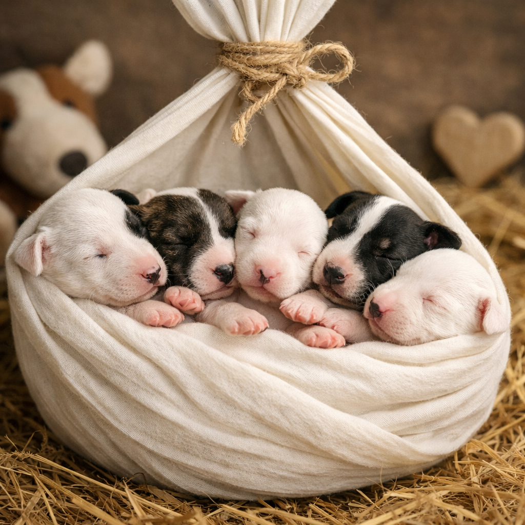bullterier puppies